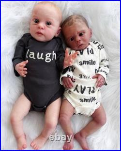 Reborn Vinyl Doll (Lifelike Feel, Soft Body, Panda/Lion/Laugh Designs)