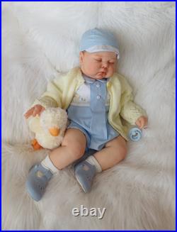 Reborn baby Boy doll Pickle by Nikki Johnston with CoA rare and long sold out