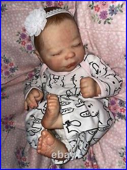 Reborn baby Doll Bryson! Authentic Real Born Baby With Magnetic Pacifier