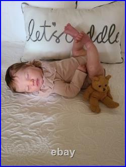 Reborn baby Doll Laila Asleep by Bountiful Baby