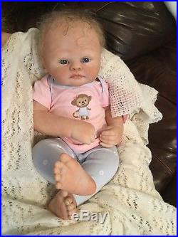 Reborn baby Eden  hand painted realistic vinyl doll