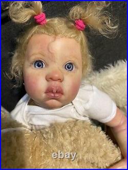 Reborn baby Flossie By Donna Rubert