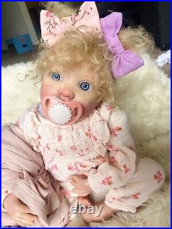 Reborn baby Flossie By Donna Rubert