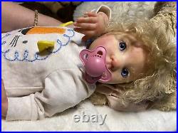 Reborn baby Flossie By Donna Rubert