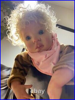 Reborn baby Flossie By Donna Rubert