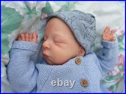 Reborn baby boy Jude Olga Auer sculpt 21 5lb14oz JosyNN Josy Newborn Nursery