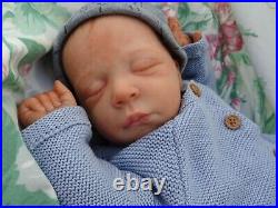 Reborn baby boy Jude Olga Auer sculpt 21 5lb14oz JosyNN Josy Newborn Nursery