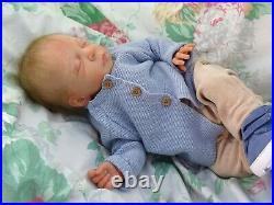 Reborn baby boy Jude Olga Auer sculpt 21 5lb14oz JosyNN Josy Newborn Nursery