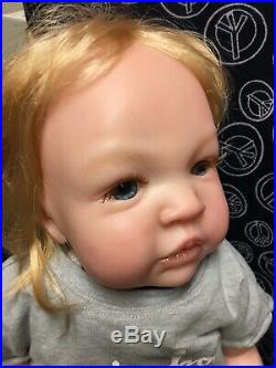 Reborn baby doll, 19 4 lbs by Kinderland Dolls, new condition REDUCED PRICE