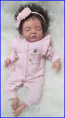 Reborn baby doll Avery 20 AA multiracial, Ready to go home
