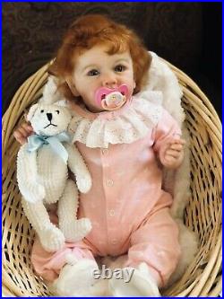 Reborn baby doll Saskia by Bonnie Brown Orange Blossom Nursery