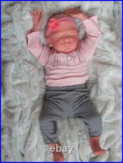 Reborn baby doll Tegan by Laura Lee Eagles with COA