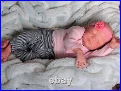 Reborn baby doll Tegan by Laura Lee Eagles with COA