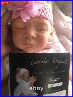 Reborn baby doll Tegan by Laura Lee Eagles with COA