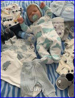 Reborn baby doll boy Chase with Birth Certificate NEW added more items