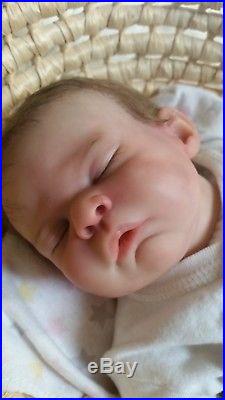 Reborn baby doll realistic preemie girl excellent condition limited edition kit