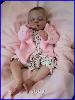 Reborn baby dolls Authentic Alessia by Gudrun Legler with COA