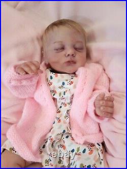 Reborn baby dolls Authentic Alessia by Gudrun Legler with COA