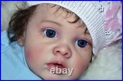 Reborn baby dolls Betty made from Limited sold out kit Benjamin by Natali Blick