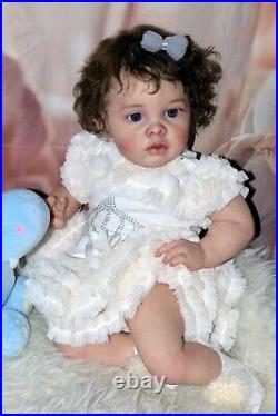 Reborn baby dolls Betty made from Limited sold out kit Benjamin by Natali Blick