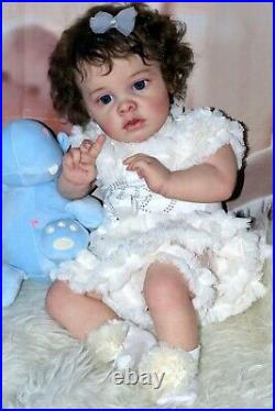 Reborn baby dolls Betty made from Limited sold out kit Benjamin by Natali Blick