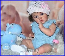 Reborn baby dolls Betty made from Limited sold out kit Benjamin by Natali Blick