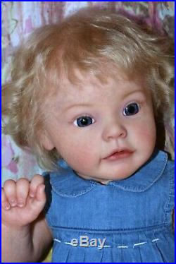 Reborn baby dolls Helen made from sold out kit Sue-Sue by sculptor Natali Blick