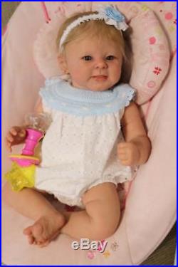 Reborn baby girl Greta by Andrea Arcello, Limited Edition Vinyl Doll ON SALE NOW
