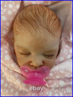 Reborn baby girl doll Autumn. Magnetic, weighs 6lbs 6oz, accessories included