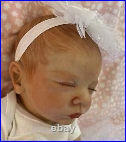 Reborn baby girl doll Autumn. Magnetic, weighs 6lbs 6oz, accessories included