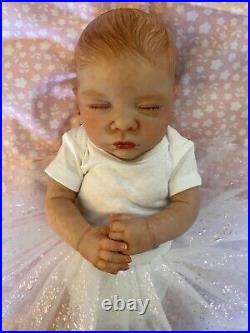 Reborn baby girl doll Autumn. Magnetic, weighs 6lbs 6oz, accessories included