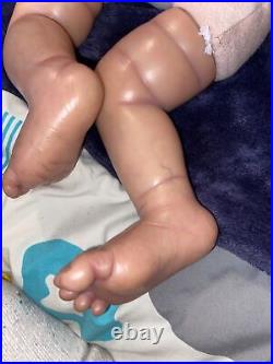 Reborn baby girl doll used