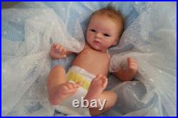 Reborn baby lifelike silicone vinyl newborn full body boy girl belinda doll cust