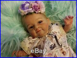Reborn doll Mary by Olga Auer, full limbs, rooted, magnet, COA