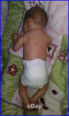 Reborn doll Nicole Russell's AZRAYA baby girl/ FULL BODY Junebird Nursery READY