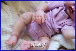 Reborn doll Nod with blinkin torso female. Bountiful baby. Full vinyl body