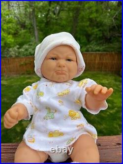 Reborn doll type 80-90's vinyl Berenguer Baby 16 pouty about to cry face OOAK