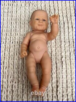 Reborn doll type 80-90's vinyl Berenguer Baby 16 pouty about to cry face OOAK