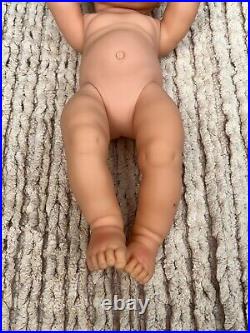 Reborn doll type 80-90's vinyl Berenguer Baby 16 pouty about to cry face OOAK
