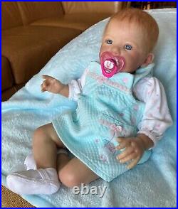 Reborn girl ABIGAIL SMILING Laura Tuzio Ross MR Blue eyes COA 20 Reborn girl ABIGAIL SMILING Laura Tuzio Ross MR Blue eyes COA 20