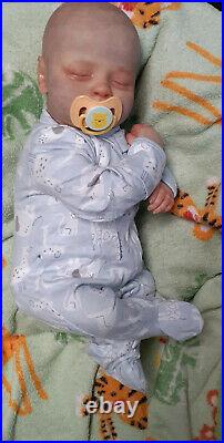 Reborn lifelike newborn baby boy doll
