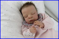 Reborn newborn limited edition baby girl doll Zoey by AJPAngela Jane Pennington
