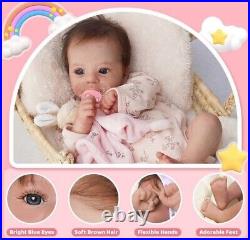 Reborn realistic vinyl realborn baby doll Chase 18 inches