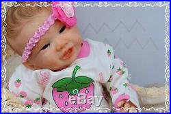 Regina's baby reborn doll LIL SMILLE from PHILL DONNELLY a girl 20