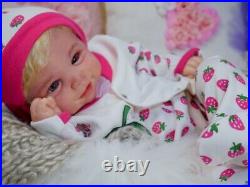 Regina's baby reborn doll Vivienne Faber it is a GIRL 20' HUMAN hair