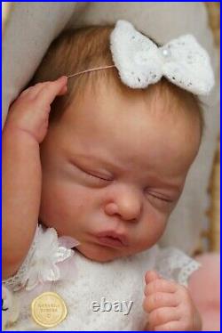 Romy by Gudrun Legler Reborn newborn Baby doll by Rafaela Zamora