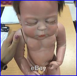 SHIP FROM USA Lifelike Full Silicone Reborn Sleeping Boy Doll Newborn Baby 22