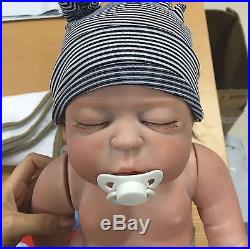 SHIP FROM USA Lifelike Full Silicone Reborn Sleeping Boy Doll Newborn Baby 22 SHIP FROM USA Lifelike Full Silicone Reborn Sleeping Boy Doll Newborn Baby 22