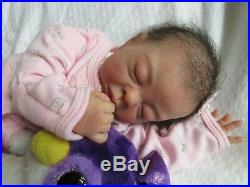 SLEEPING Reborn Doll TEAGAN by DENISE PRATT PREEMIE Baby GIRL
