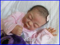 SLEEPING Reborn Doll TEAGAN by DENISE PRATT PREEMIE Baby GIRL